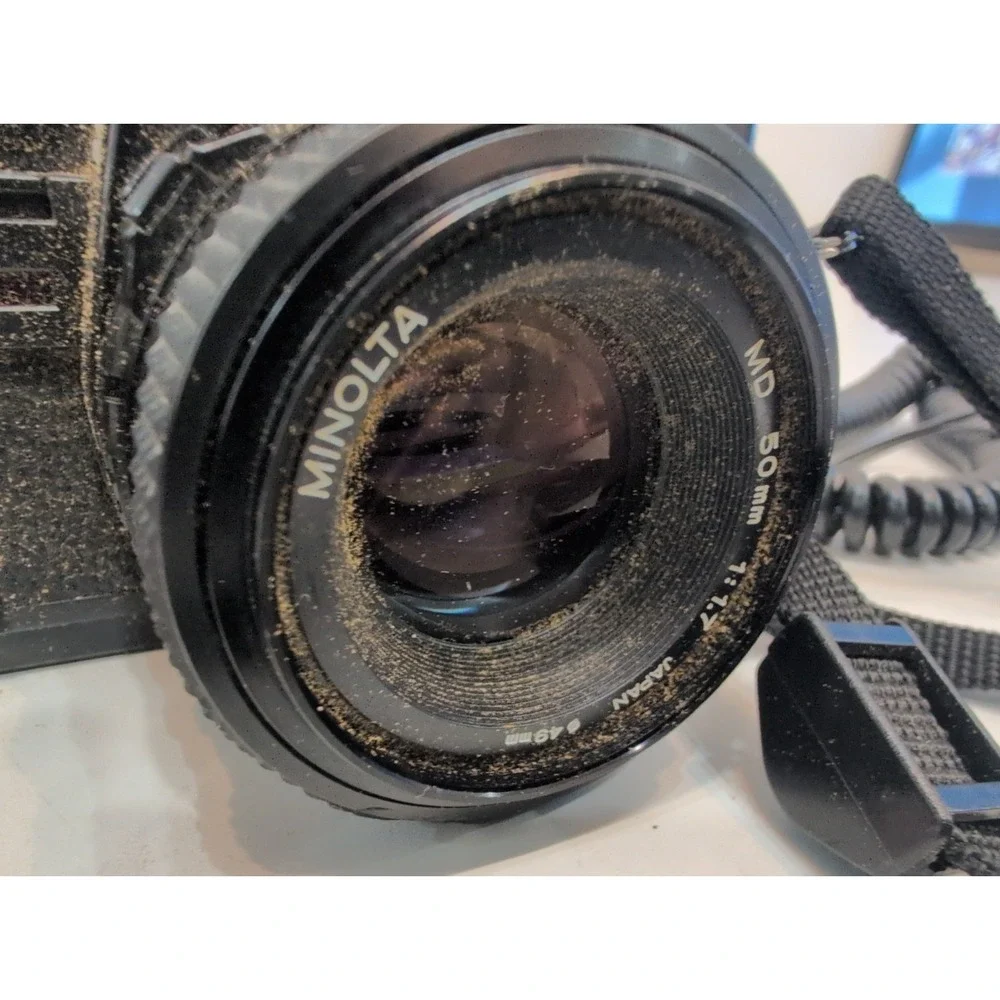 Minolta X-700 w/ MD 50mm f/1.7 Lens & Auto 280PX Flash + Albinar ADG Accessories